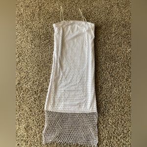 Mesh layer sparkle dress